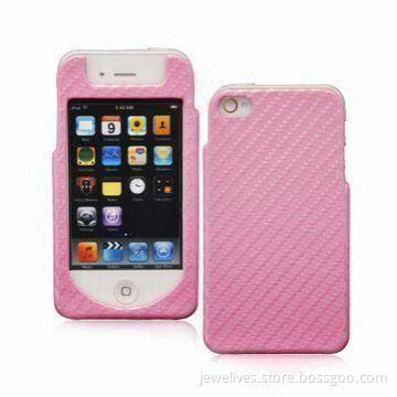 Leather Cases for Apple's iPhone, Made of PU Leather, Customized Colors and Designs Accepted